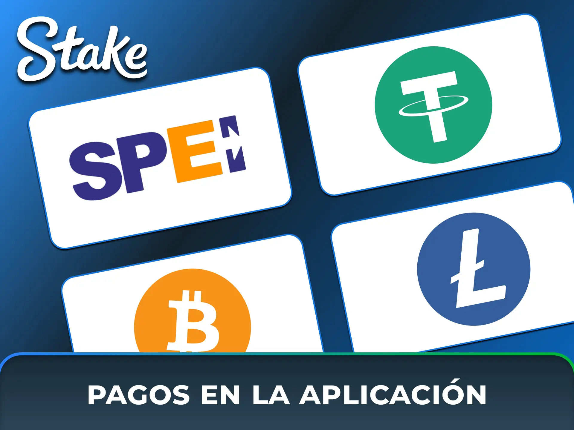 Realizá depósitos y retiros de forma rápida y segura a través de la sección de pagos en la app de Stake México.