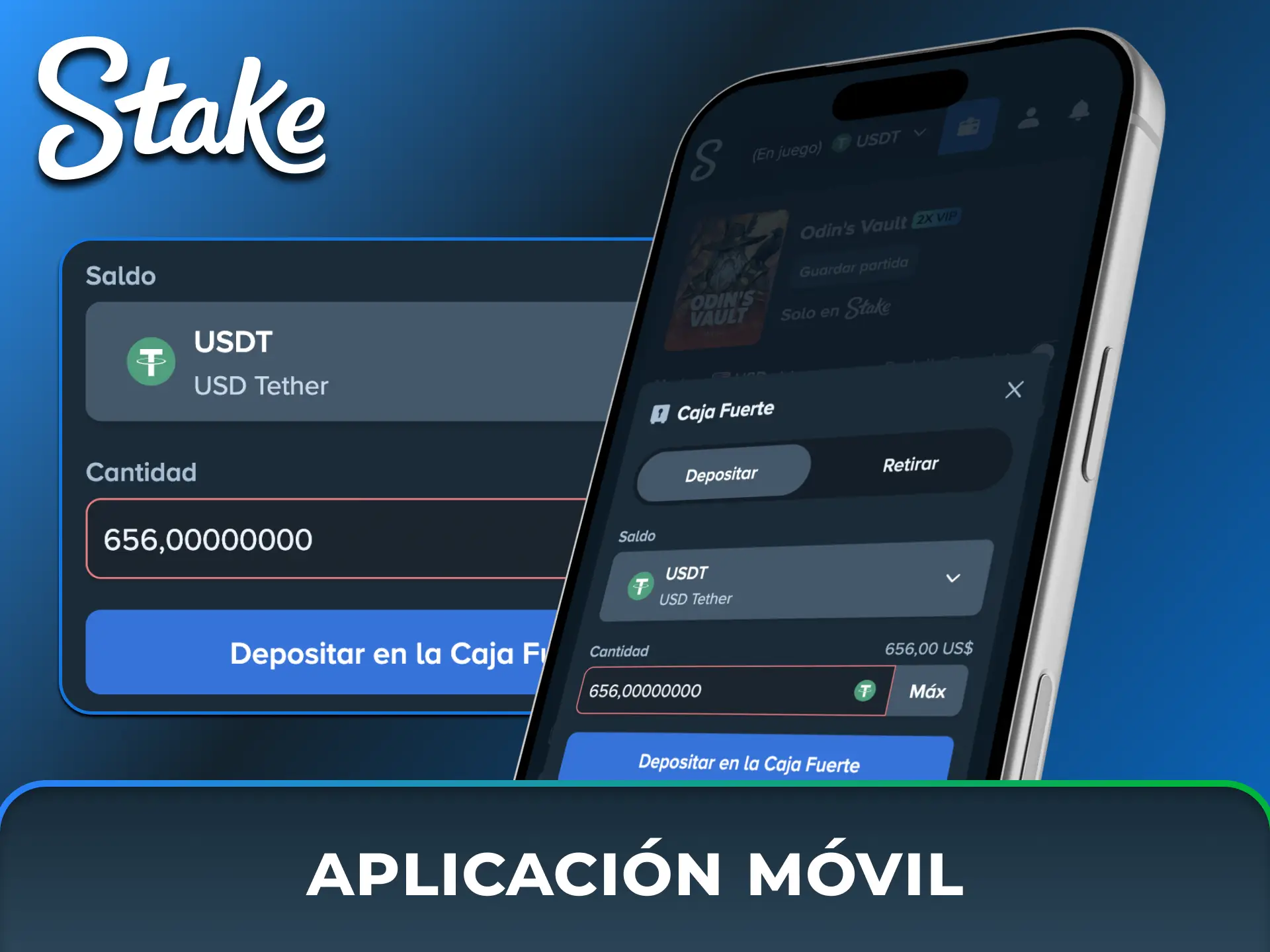 Realizá recargas de saldo instantáneas y seguras directamente desde tu celular utilizando la app móvil de Stake México.