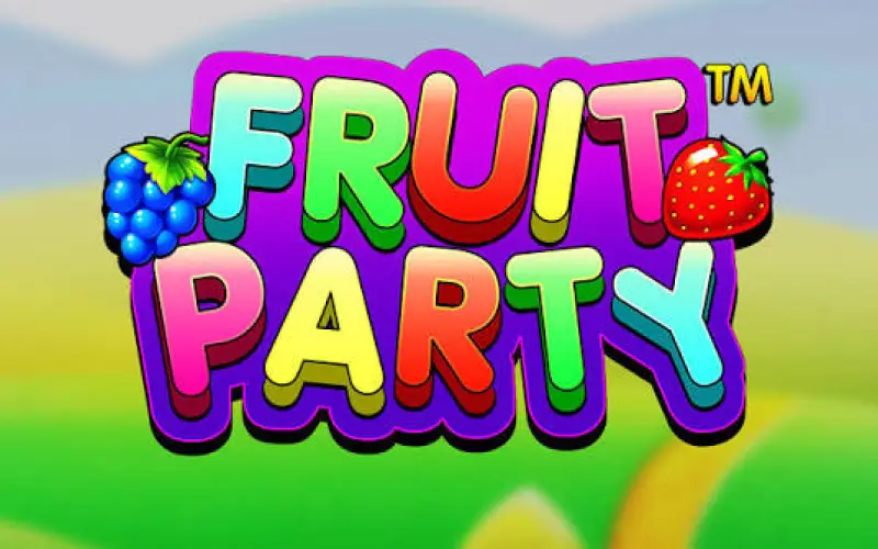 Armá combinaciones de frutas en bloques para activar multiplicadores aleatorios en la tragamonedas Fruit Party de Stake México.