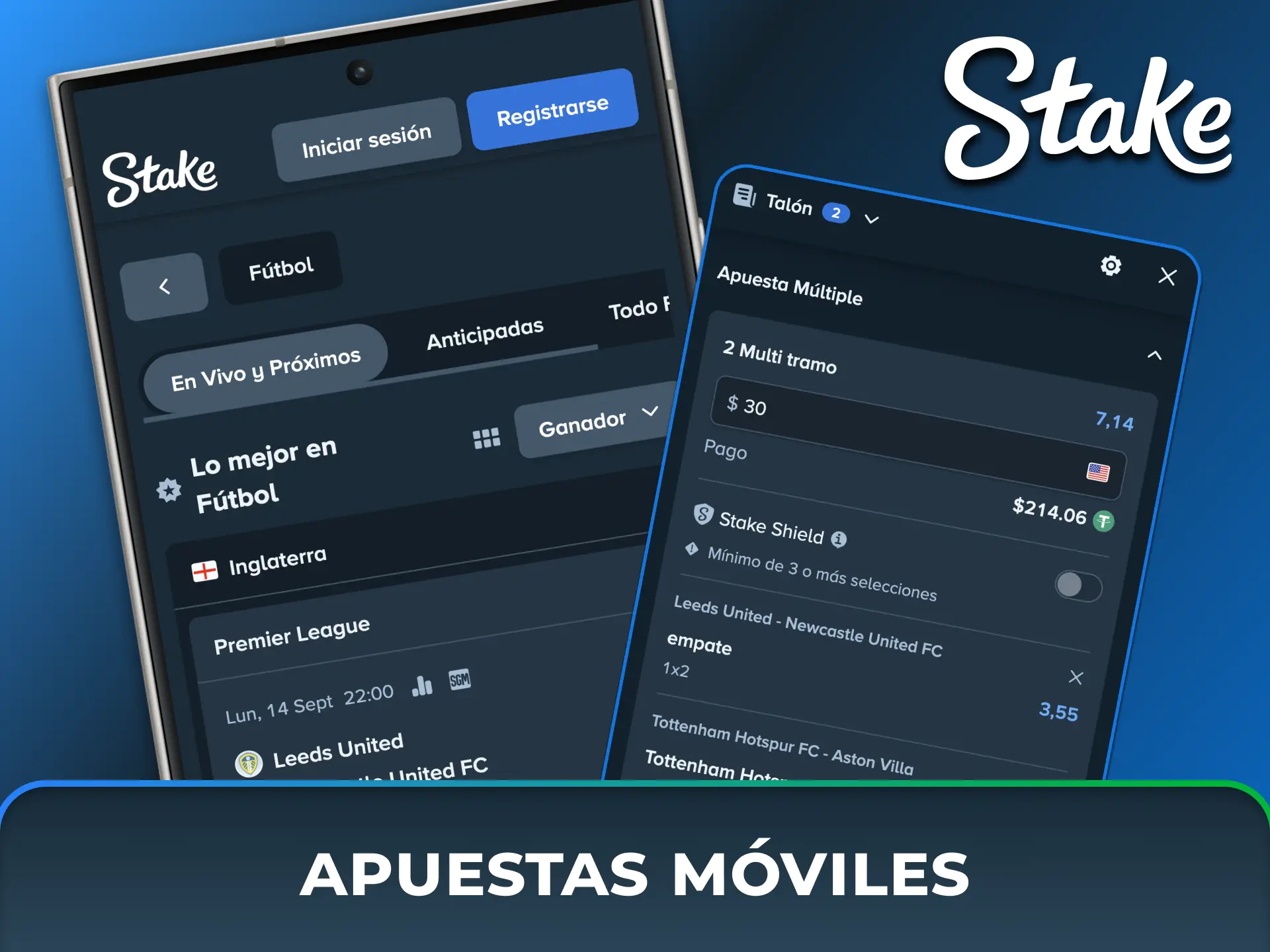 Descargá la app de Stake México para realizar apuestas de fútbol de forma rápida y cómoda desde tu dispositivo móvil.