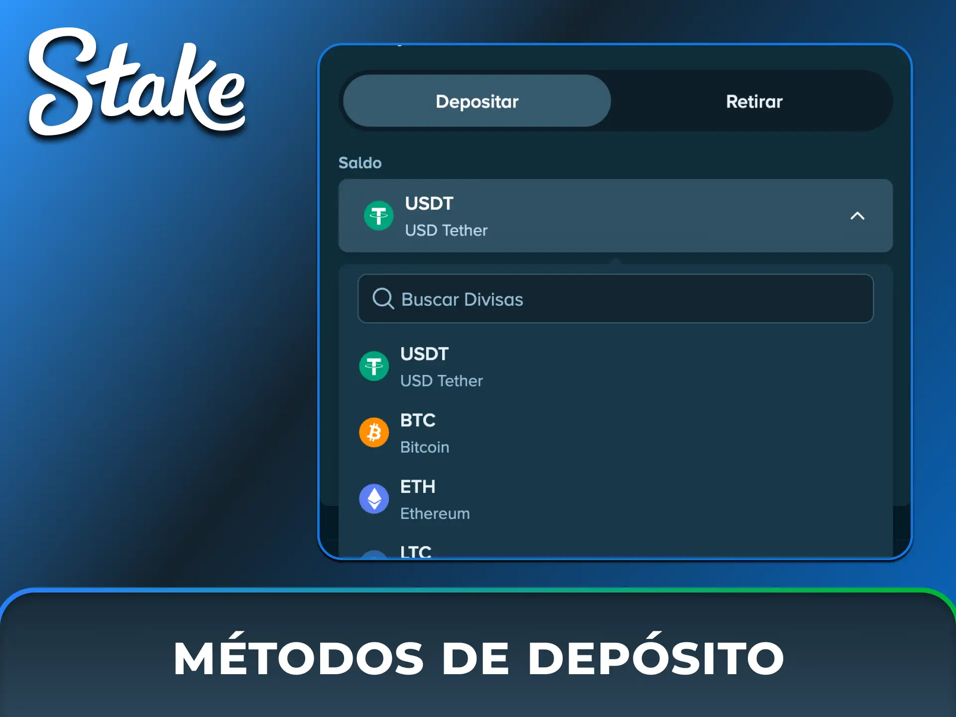 Conocé los métodos de depósito disponibles en México para cargar saldo y apostar en tus partidos de fútbol favoritos en Stake.