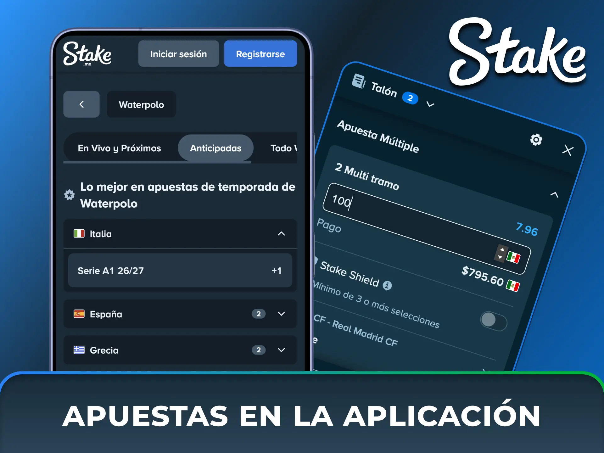 Colocá apuestas pre-partido y en vivo para torneos de waterpolo con cuotas actualizadas desde la app de Stake México.