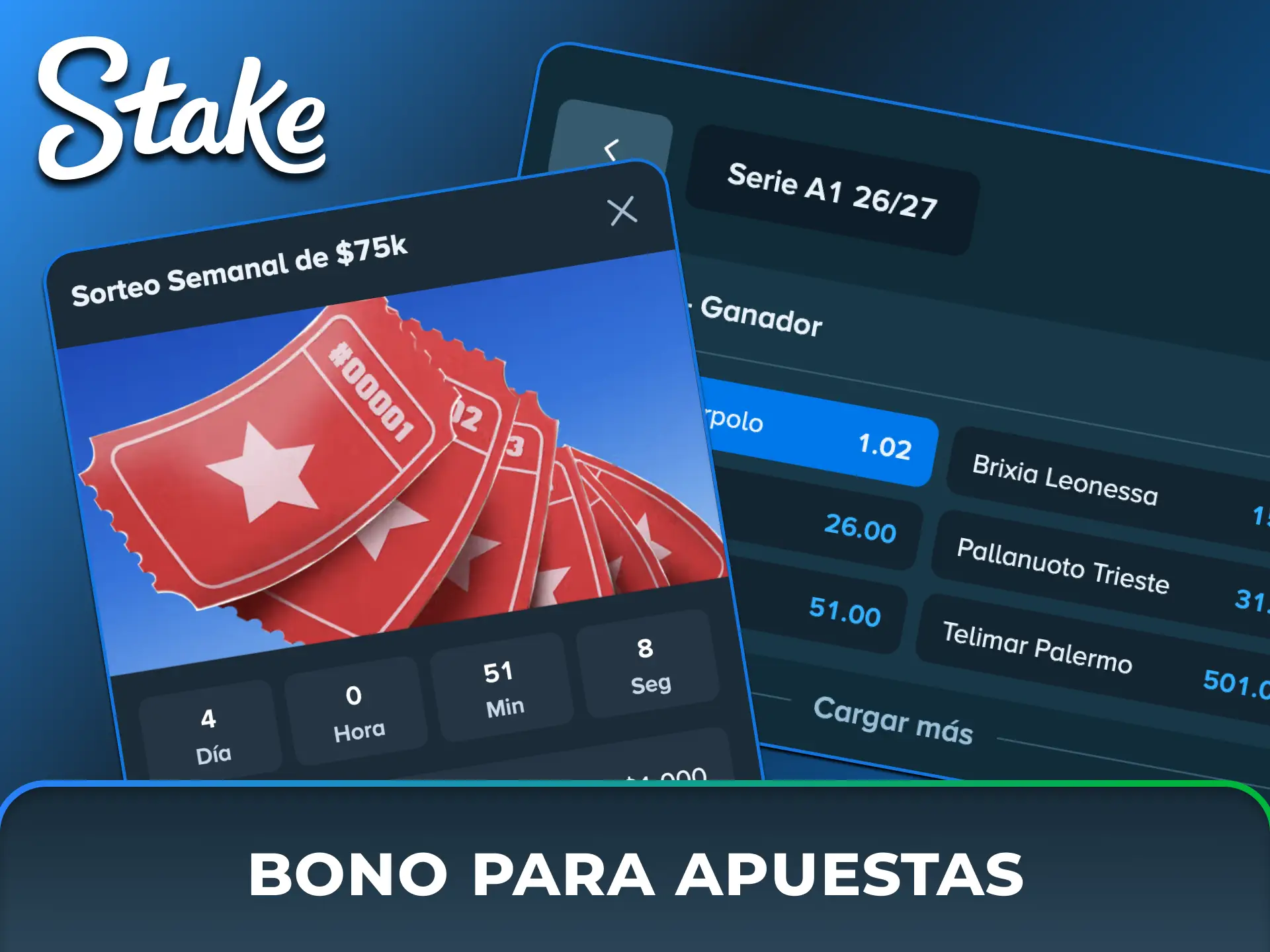 Aprovechá promociones exclusivas y bonos especiales aplicables a tus apuestas de waterpolo en Stake México.