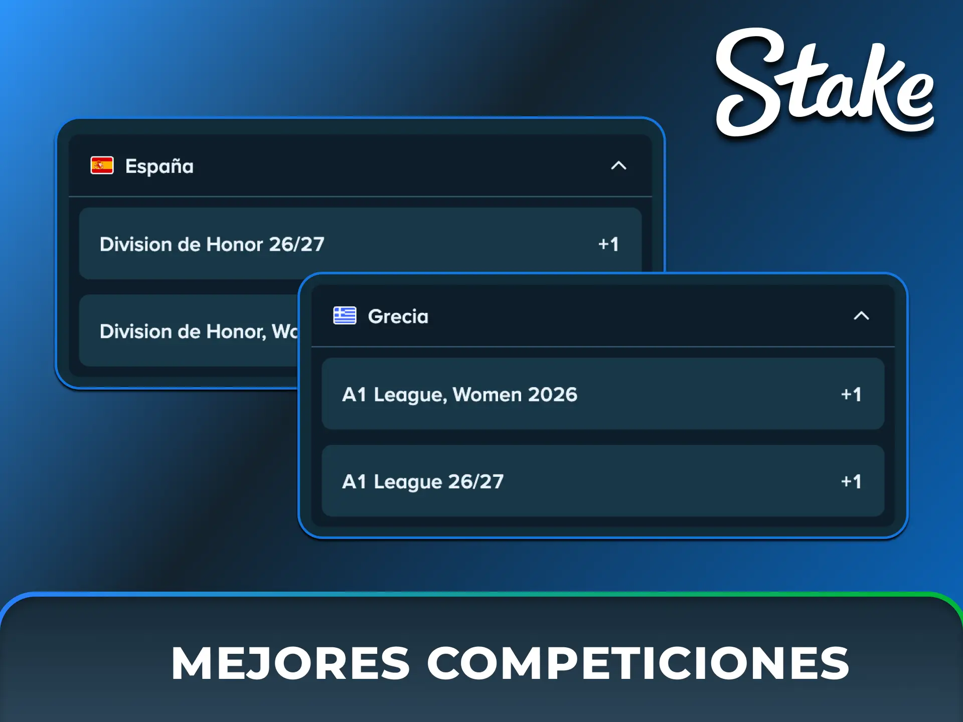 Explorá las ligas internacionales, torneos olímpicos y campeonatos mundiales más destacados de waterpolo para apostar en Stake México.